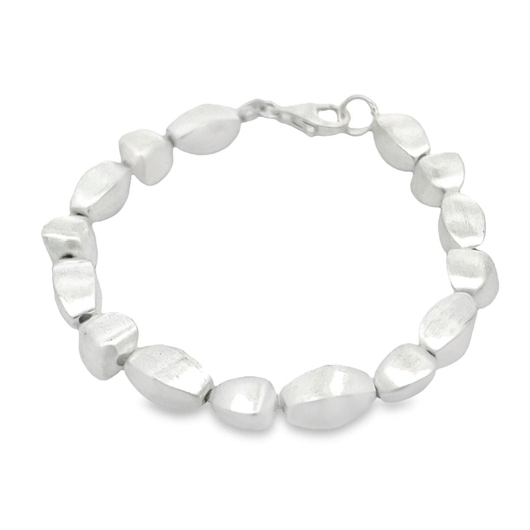 Bracciale in argento, opaco