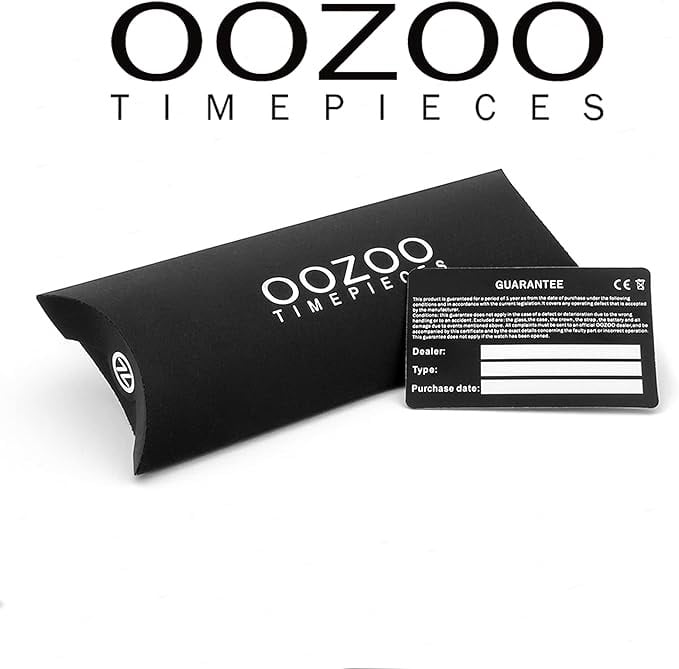 OOZOO Timepieces - C11107 - Herren - Mesh-Armband - Olivgruen Schwarz