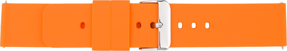 Silikonuhrarmband orange 20 mm