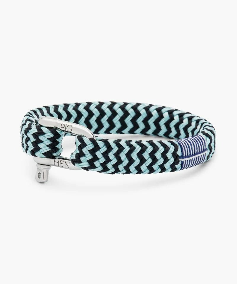 Gorgeous George - Navy - Sky Blue Silver