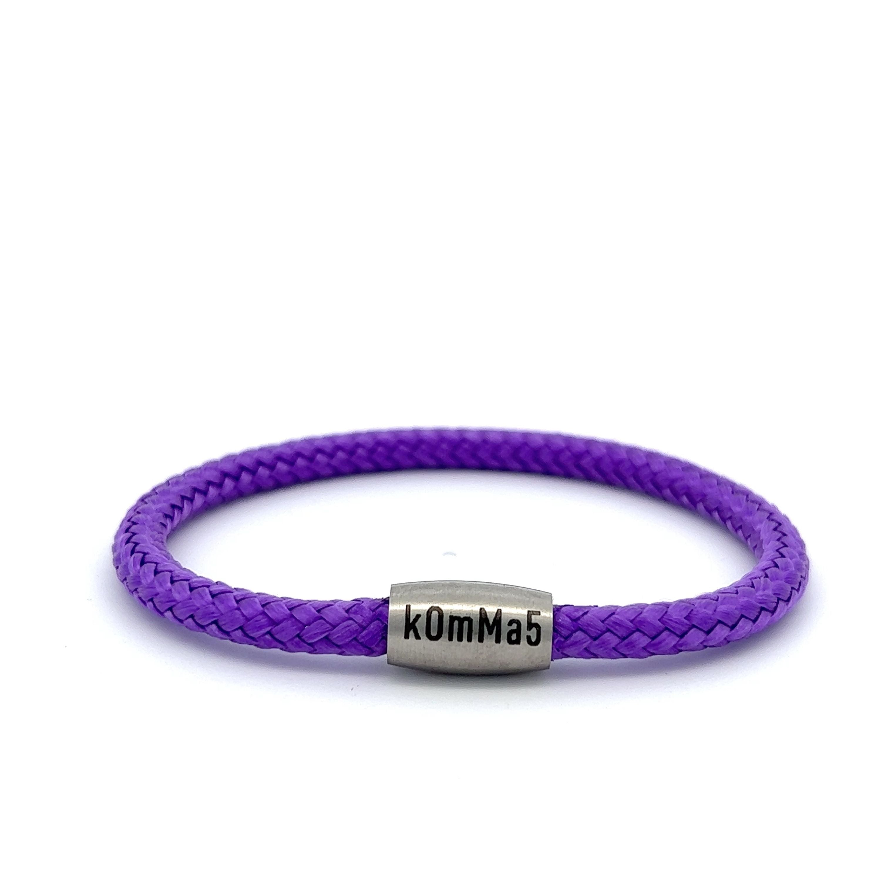 Kletter violett Kind   kOmMa5  einfach gewickeltes  Kinderarmband