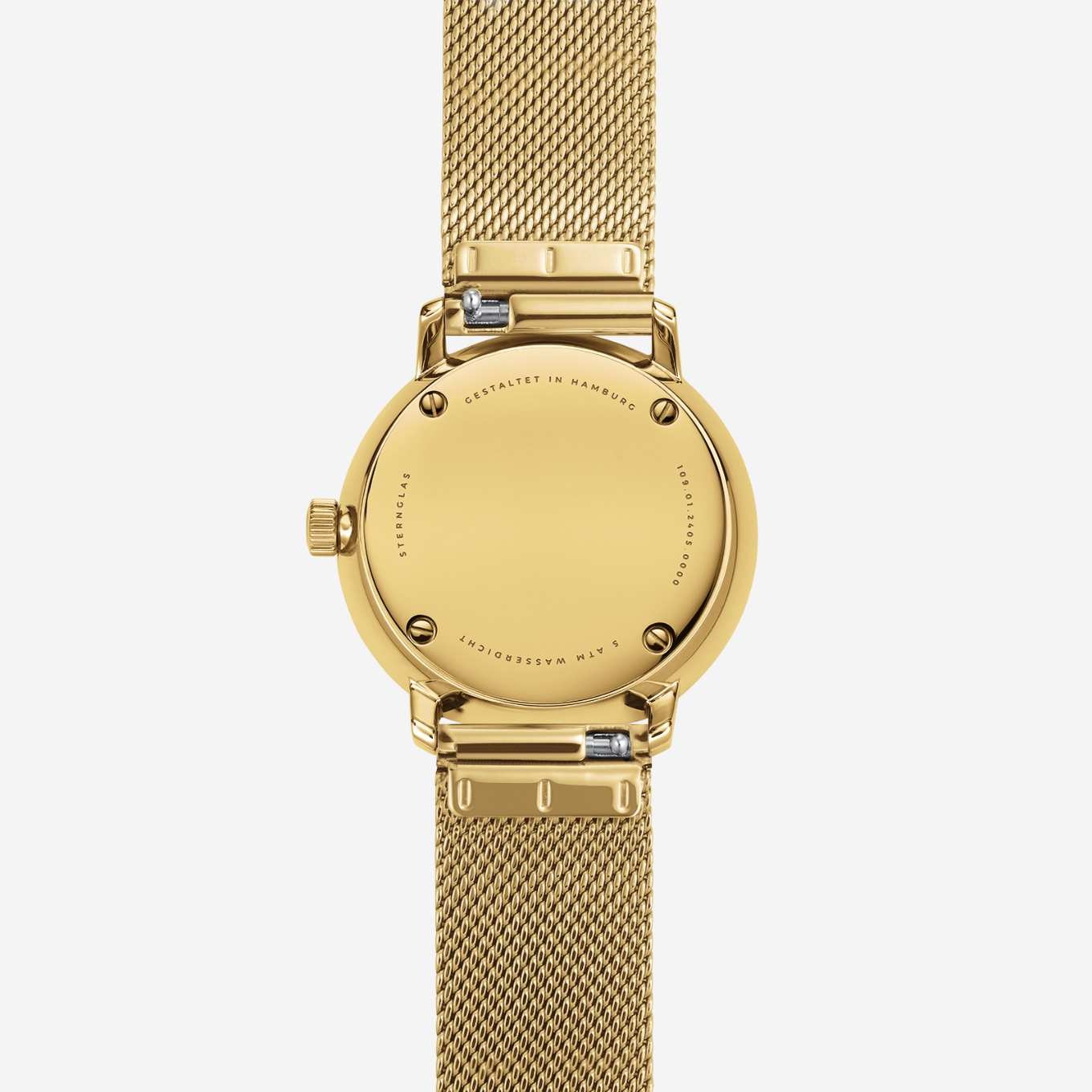 Naos XS weiß gold / Milanaise 16 gold