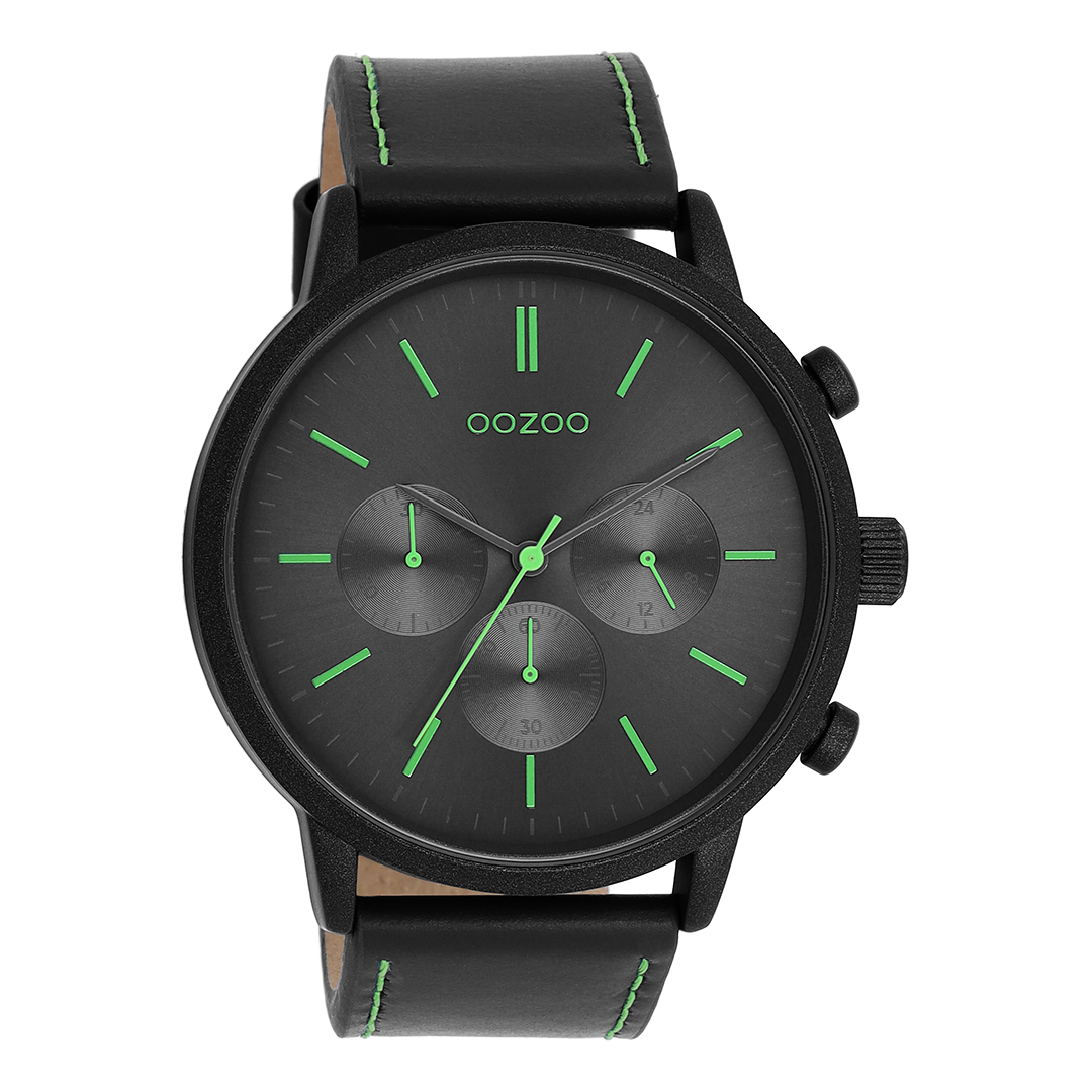 OOZOO Timepieces C11208 – Schwarze Uhr