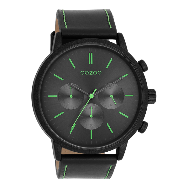 OOZOO Timepieces C11208 – Schwarze Uhr