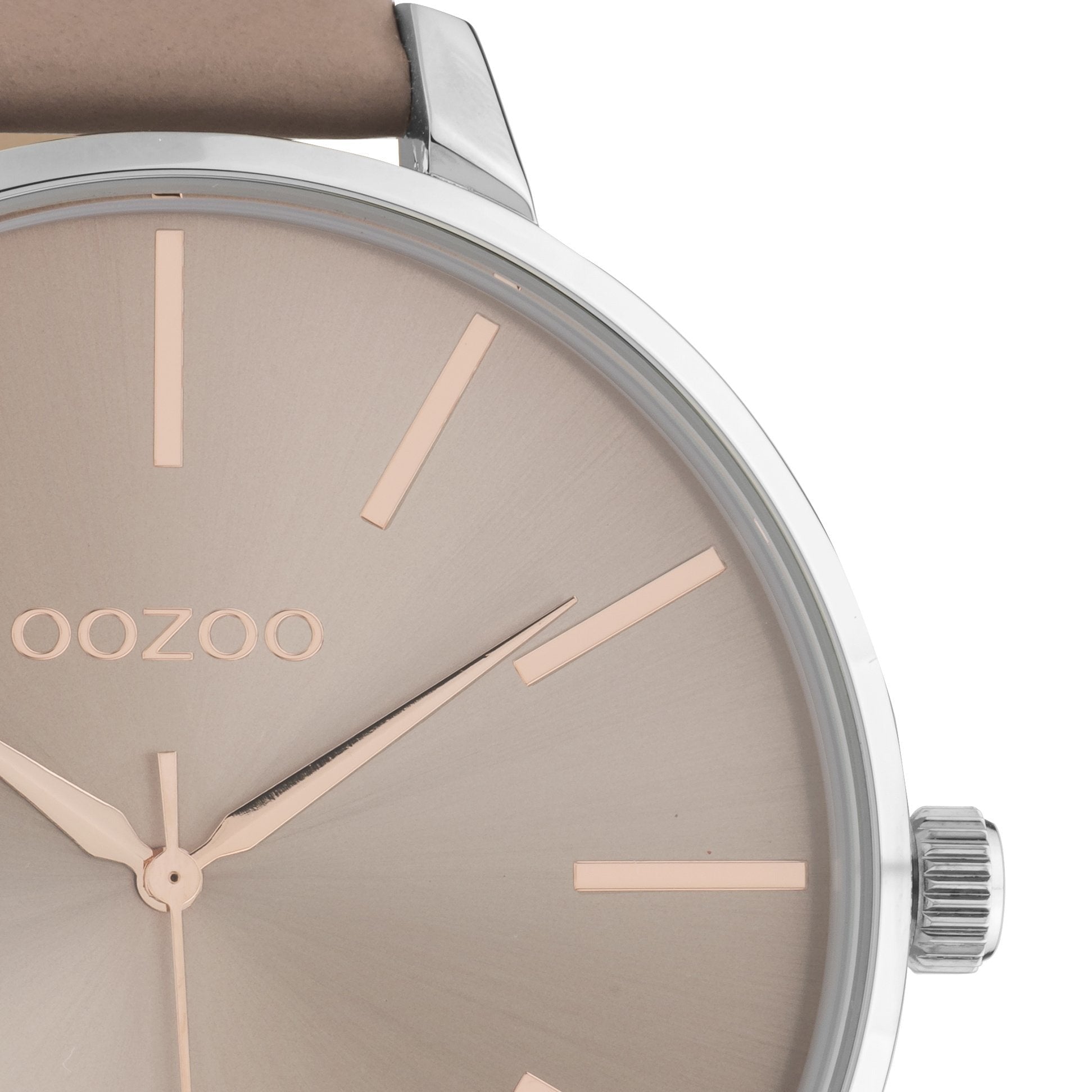 OOZOO Timepieces Damenuhr C10711 Pinkgrau/Silber