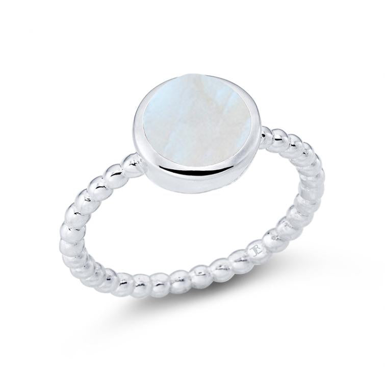 Mondstein Silber Ring