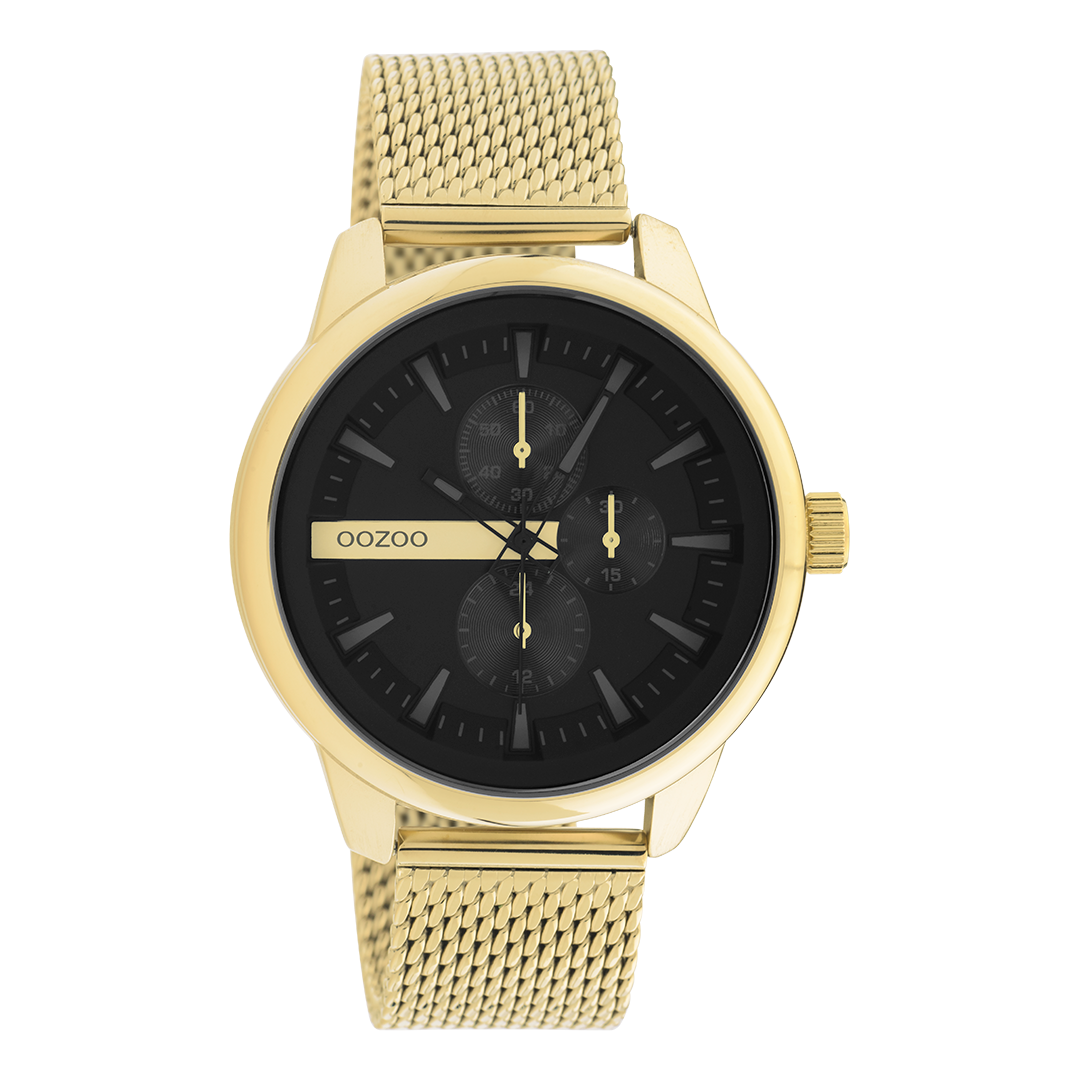 Oozoo Timepieces C11017 black gold 45mm