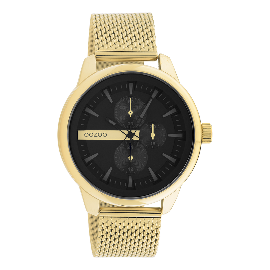 Oozoo Timepieces C11017 black gold 45mm