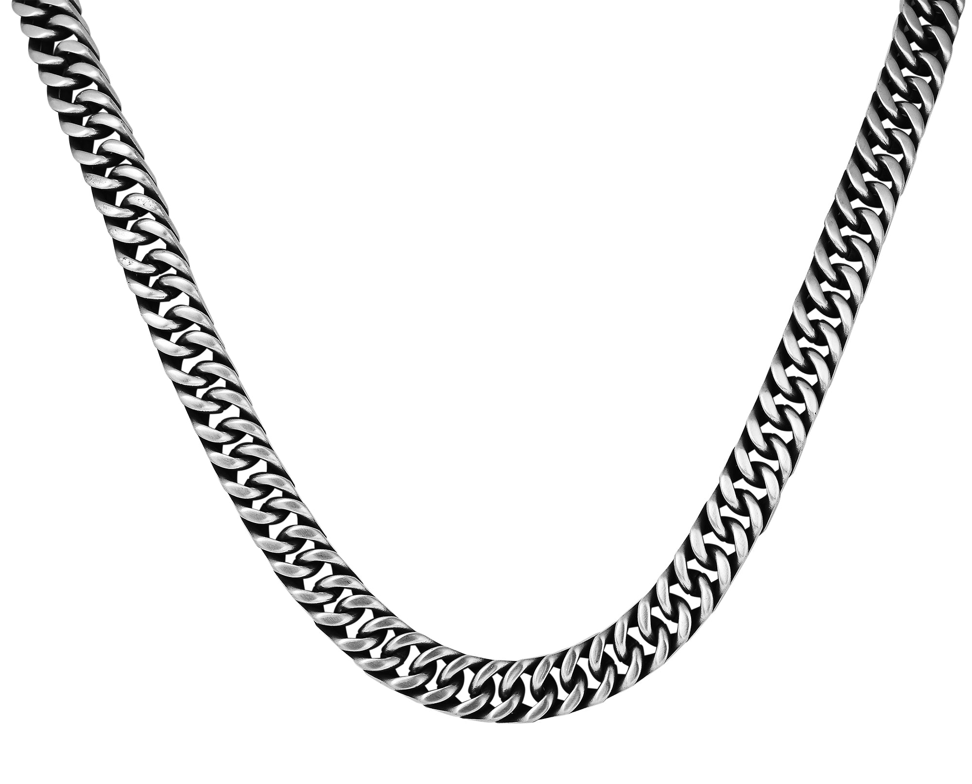 Edelstahl Herren Panzerkette, Länge 50 cm, Stärke 9mm