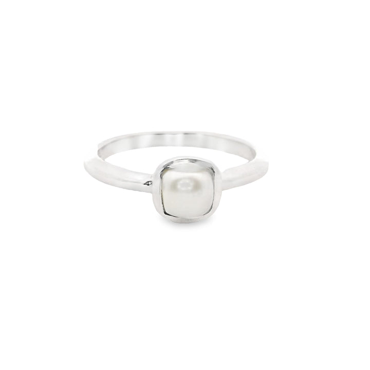 Süsswasserperle Silber Ring