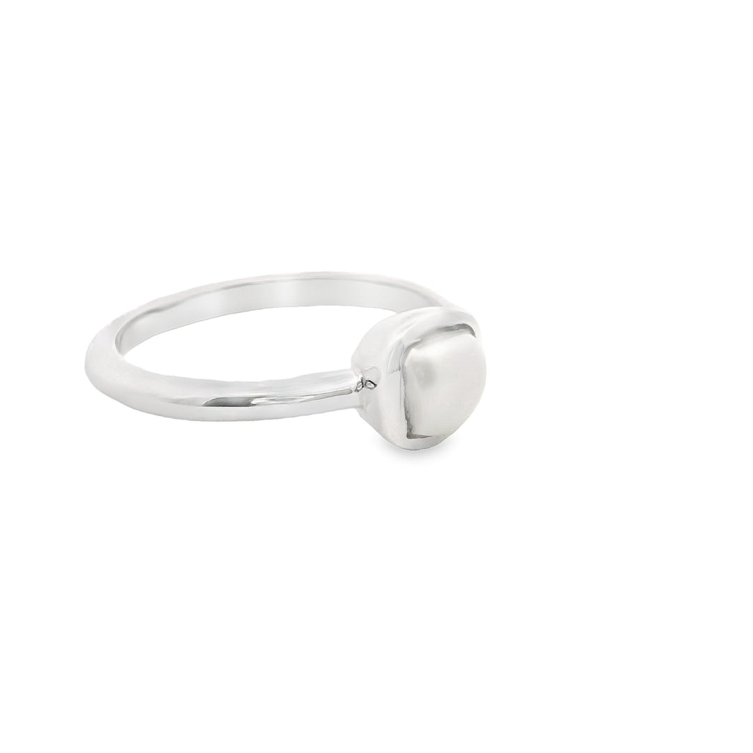 Süsswasserperle Silber Ring