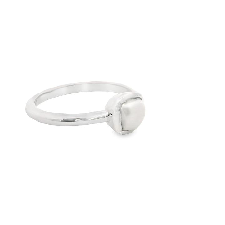 Süsswasserperle Silber Ring