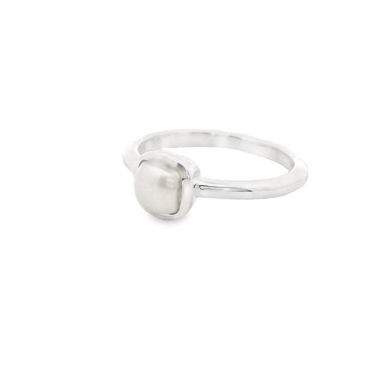 Süsswasserperle Silber Ring