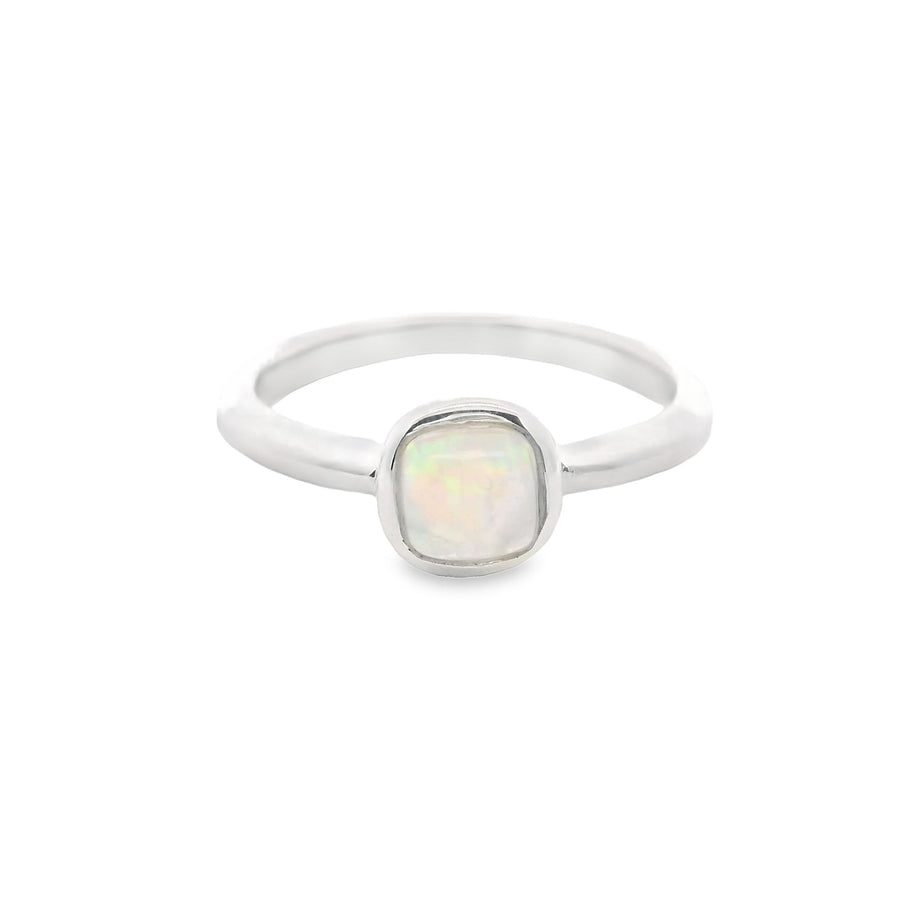 Opal Ring Silber