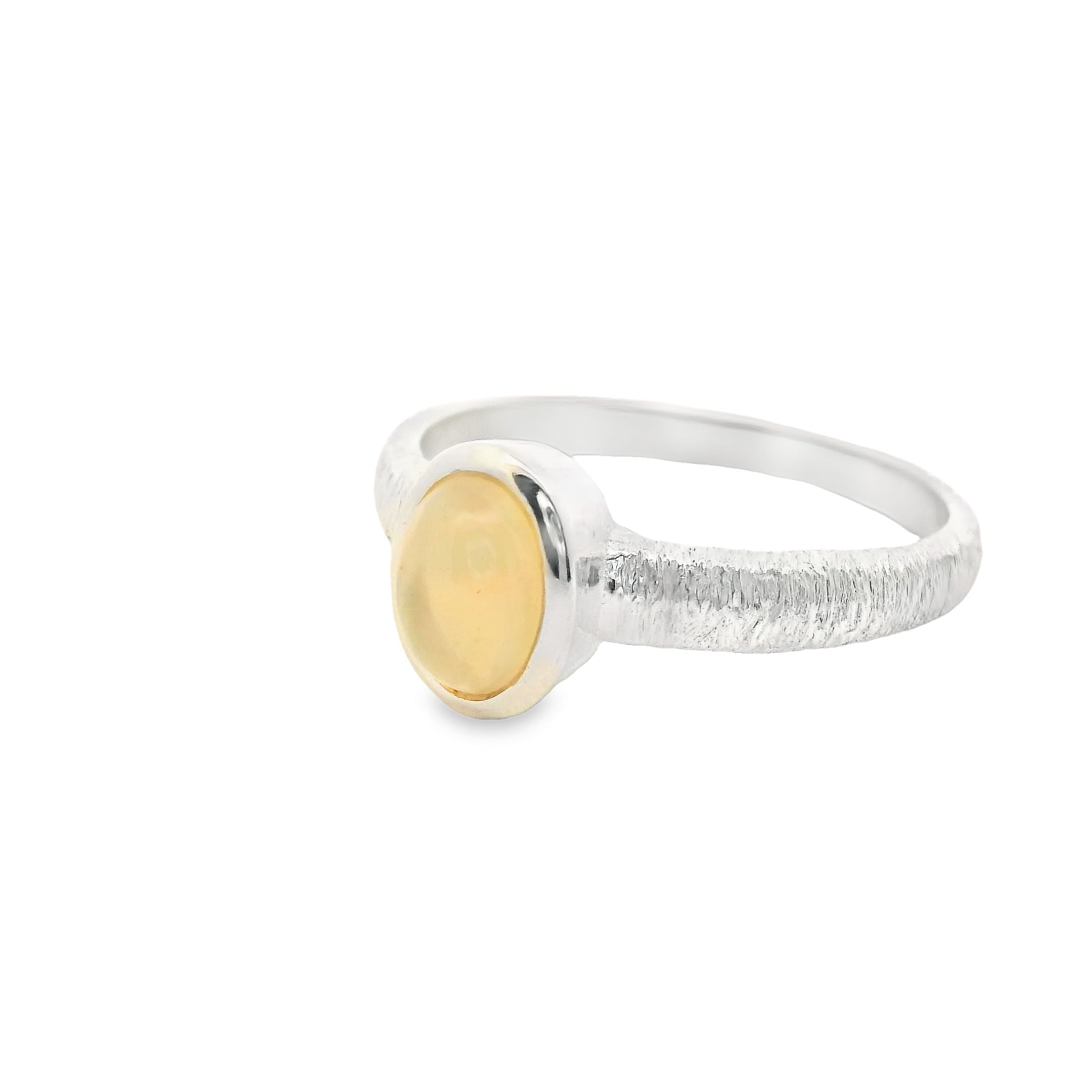 Äthiopischer Opal Silber Ring
