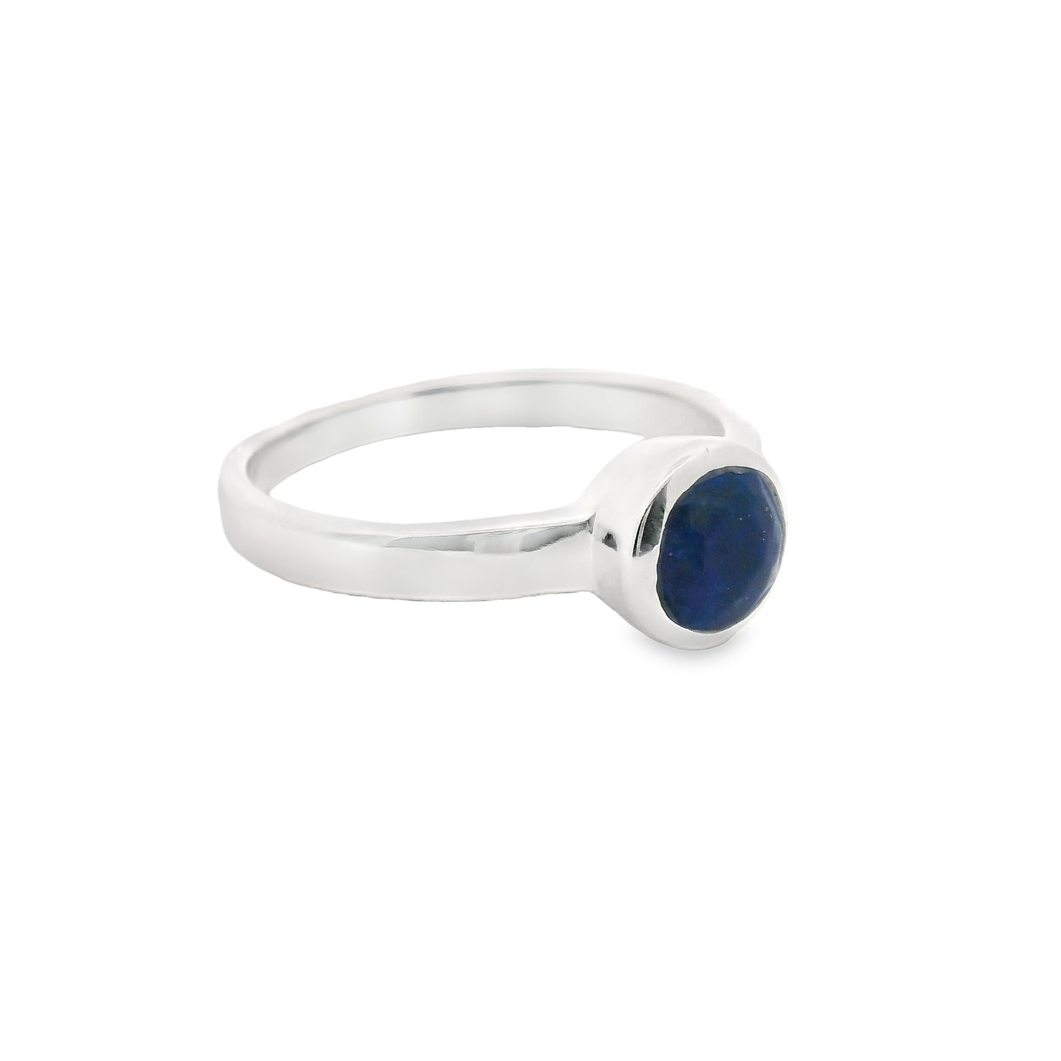 Lapis Silber Ring