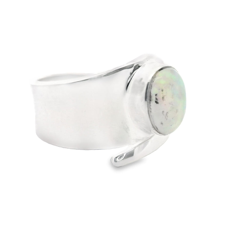 Opal Silber Ring