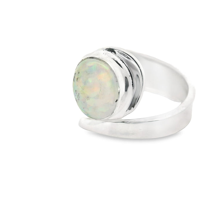 Opal Silber Ring