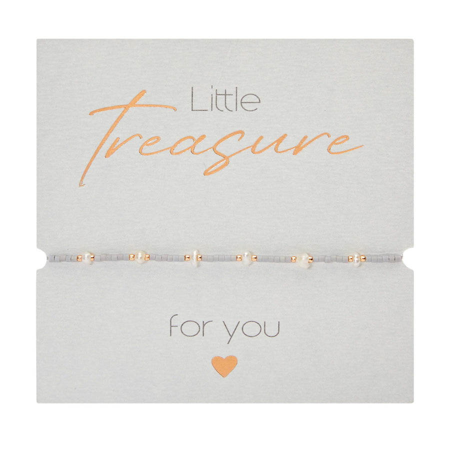 Armband - "Little Treasure" - grau