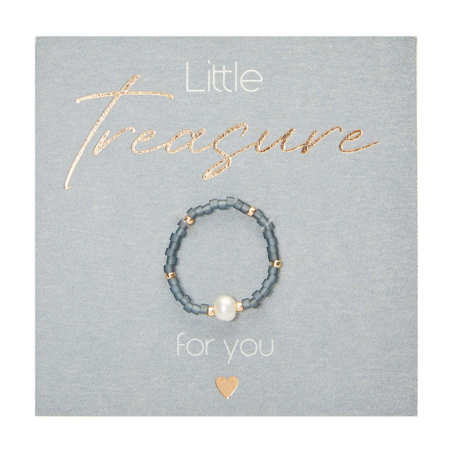Ring - "Little Treasure" - petrol