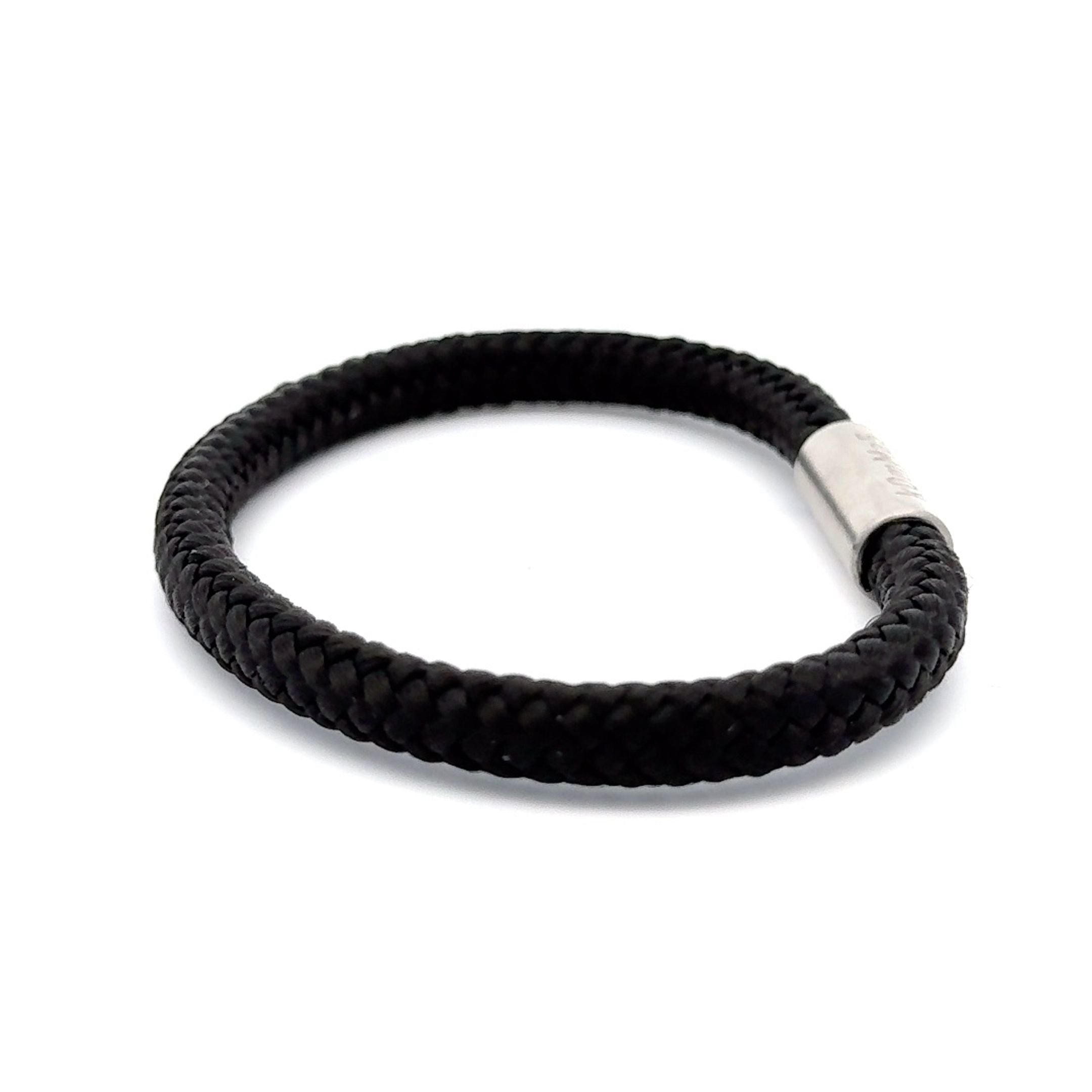 Kletter Schwarz kOmMa5 einfach gewickeltes Armband