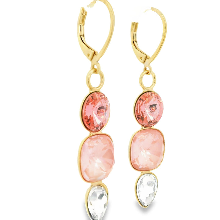 Mercurio Ohrhänger in Rose Peach