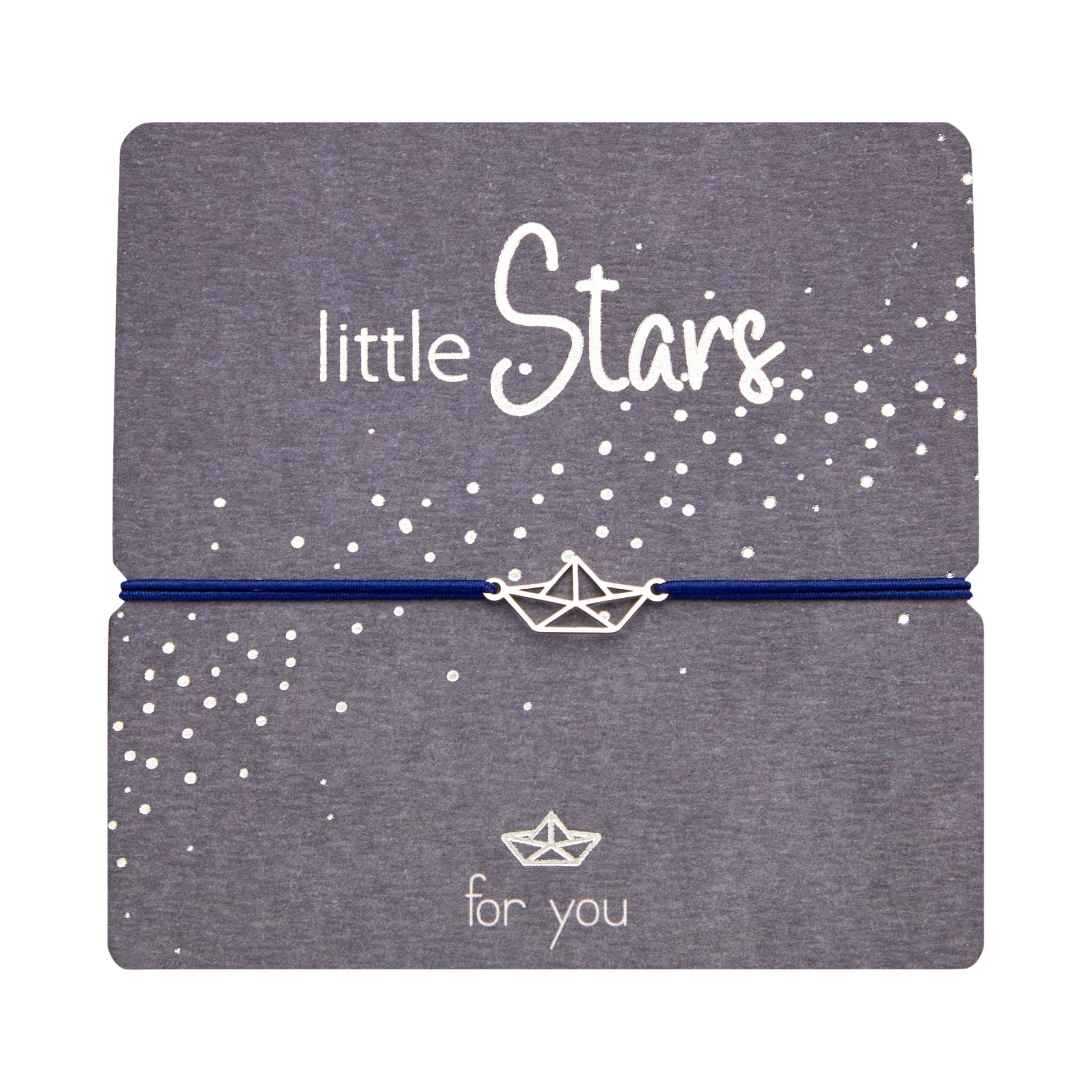 Armband - "Little Stars" - Edelstahl - Schiff
