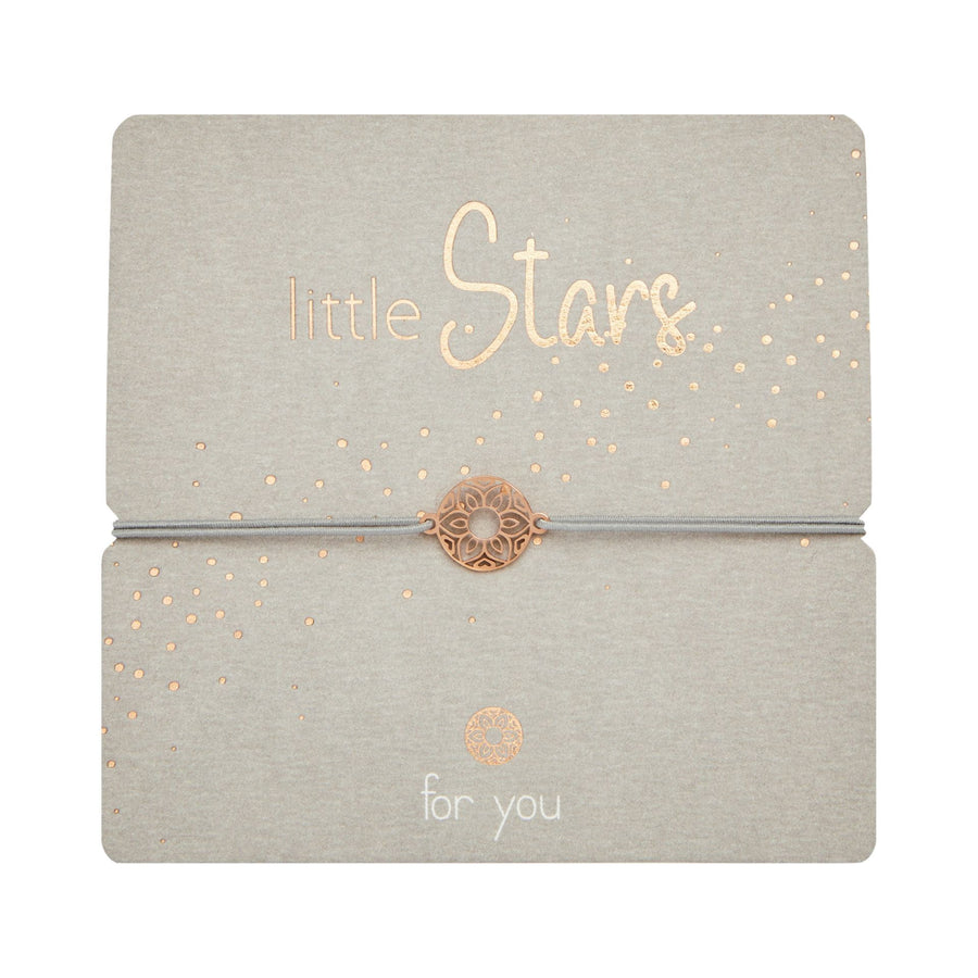 Armband - "Little Stars" - rosévergoldet - Mandala der Liebe