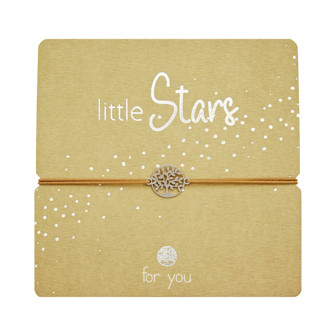 Armband - "Little Stars" - Edelstahl - Baum des Lebens