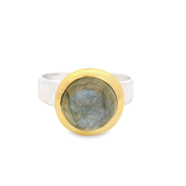 Labradorit Silber Ring, Gr. 59