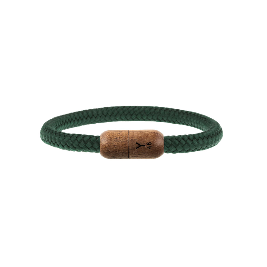 eydl Wood Jewelry "Pascal" Armband Palladium Paracord