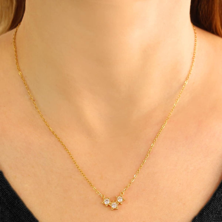 STARS CZ NECKLACE