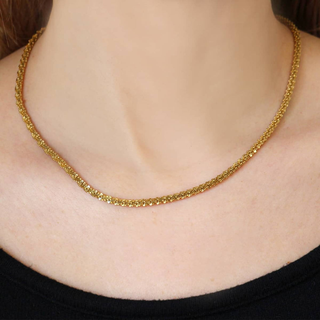 TWISTED CHAIN NECKLACE