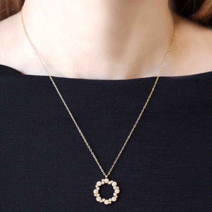 NECKLACE CZ MODEL 3