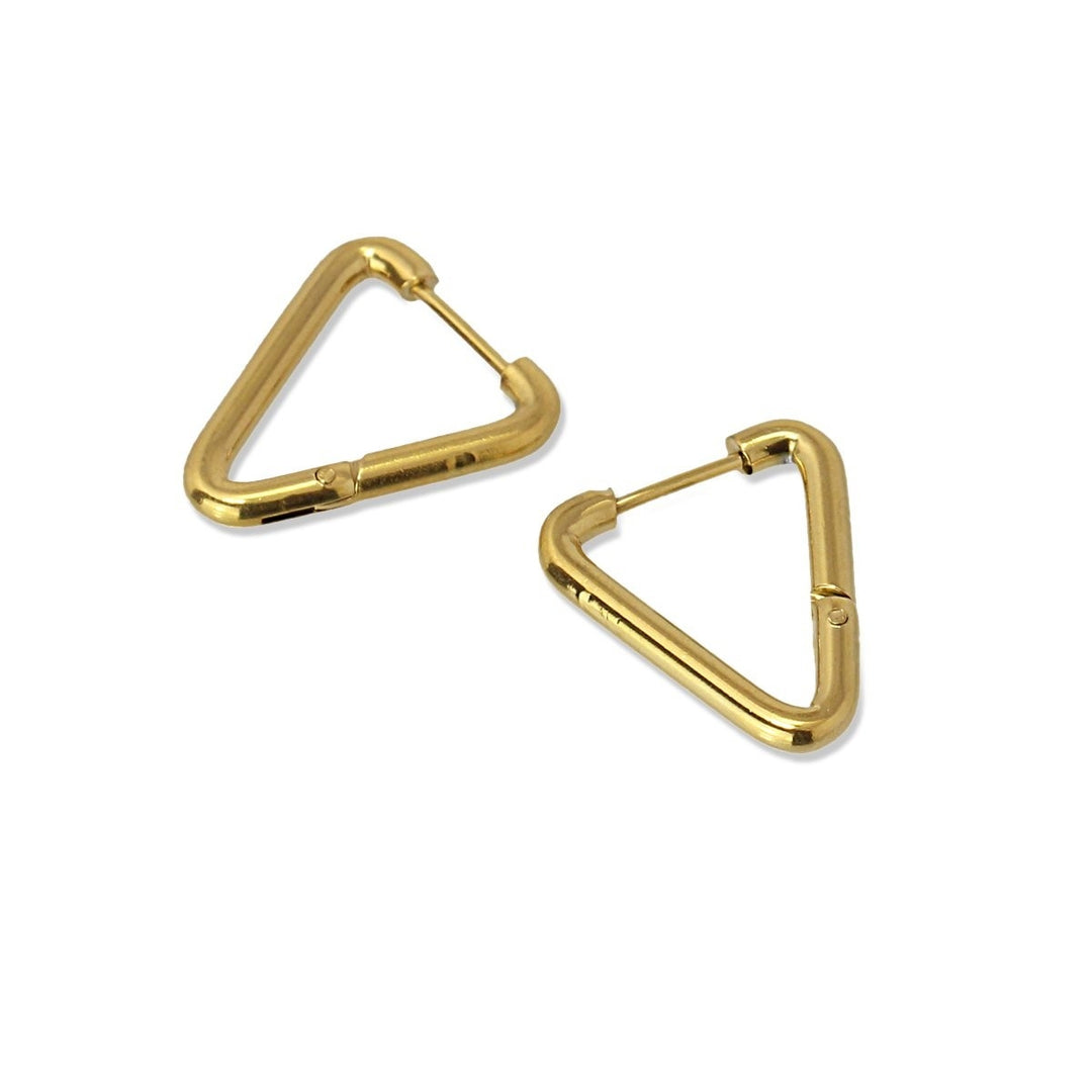 EARRING AROS TRIANGLE SHAPE 2.5*17*19.5MM