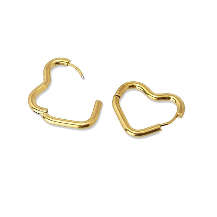 EARRING AROS HEART SHAPE 2.5*19.5*22.5MM