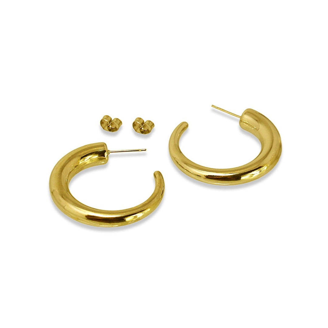 EARRING HOLLOW 35*32MM SPECIAL SHAPE