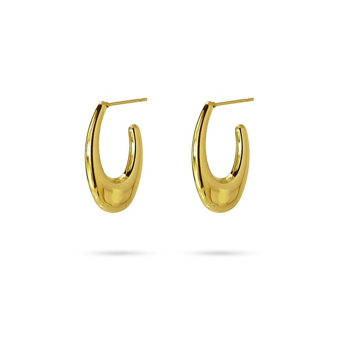 EARRING HOLLOW 30*17MM SPECIAL SHAPE