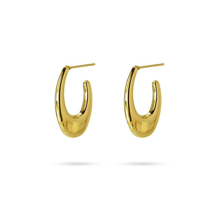 EARRING HOLLOW 30*17MM SPECIAL SHAPE