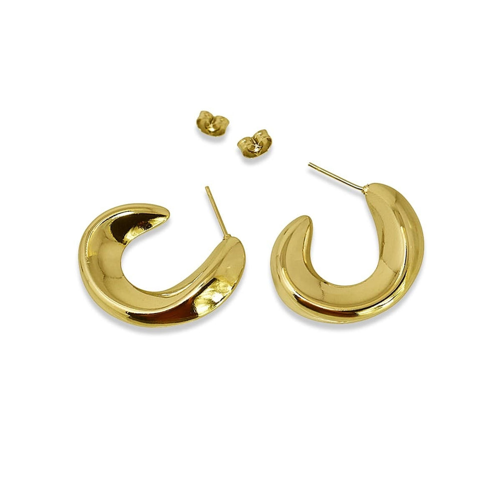 EARRING HOLLOW 32*24MM SPECIAL SHAPE