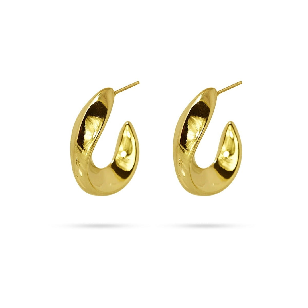 EARRING HOLLOW 32*24MM SPECIAL SHAPE