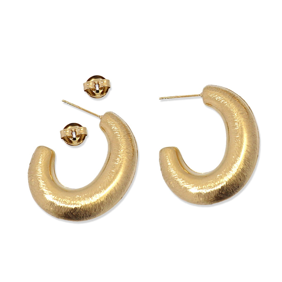 HOLLOW HOOP EARRING 26*30MM MODEL 8