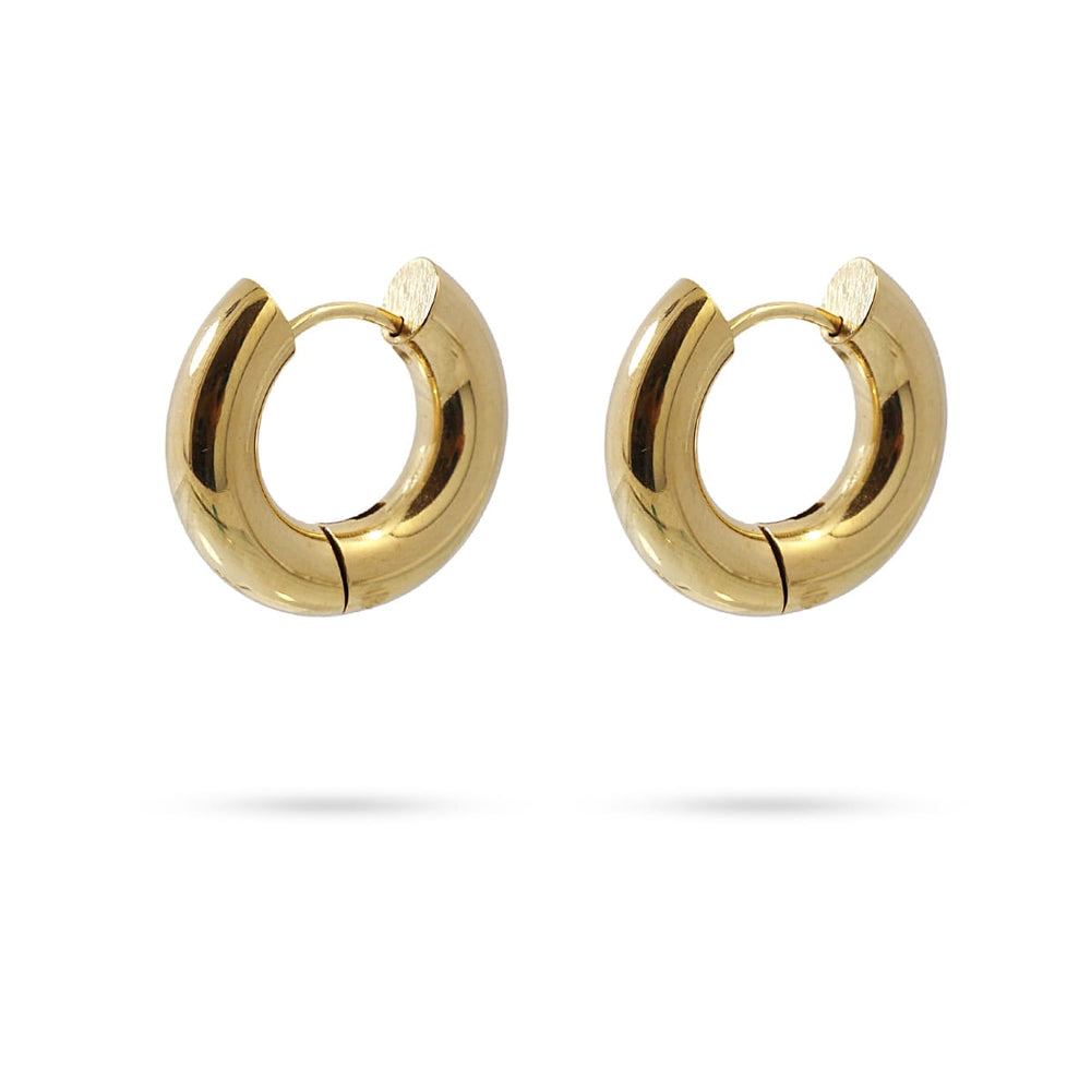 EARRING BASIC AROS ROUND 5X10MM SHINNY