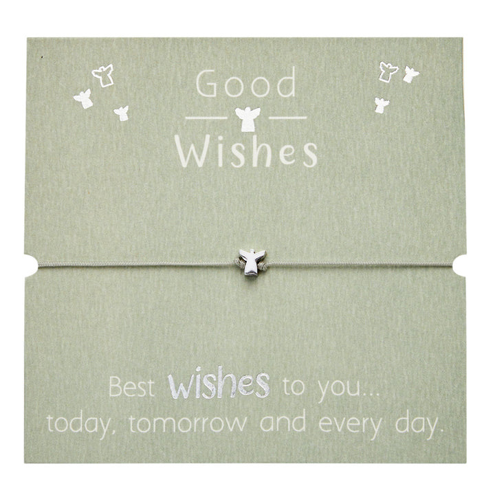 Armband - "Good Wishes" - Edelstahl - Engel