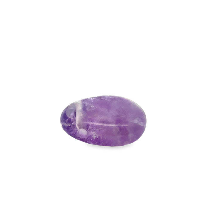 Amethyst Trommelstein, seitlich gebohrt