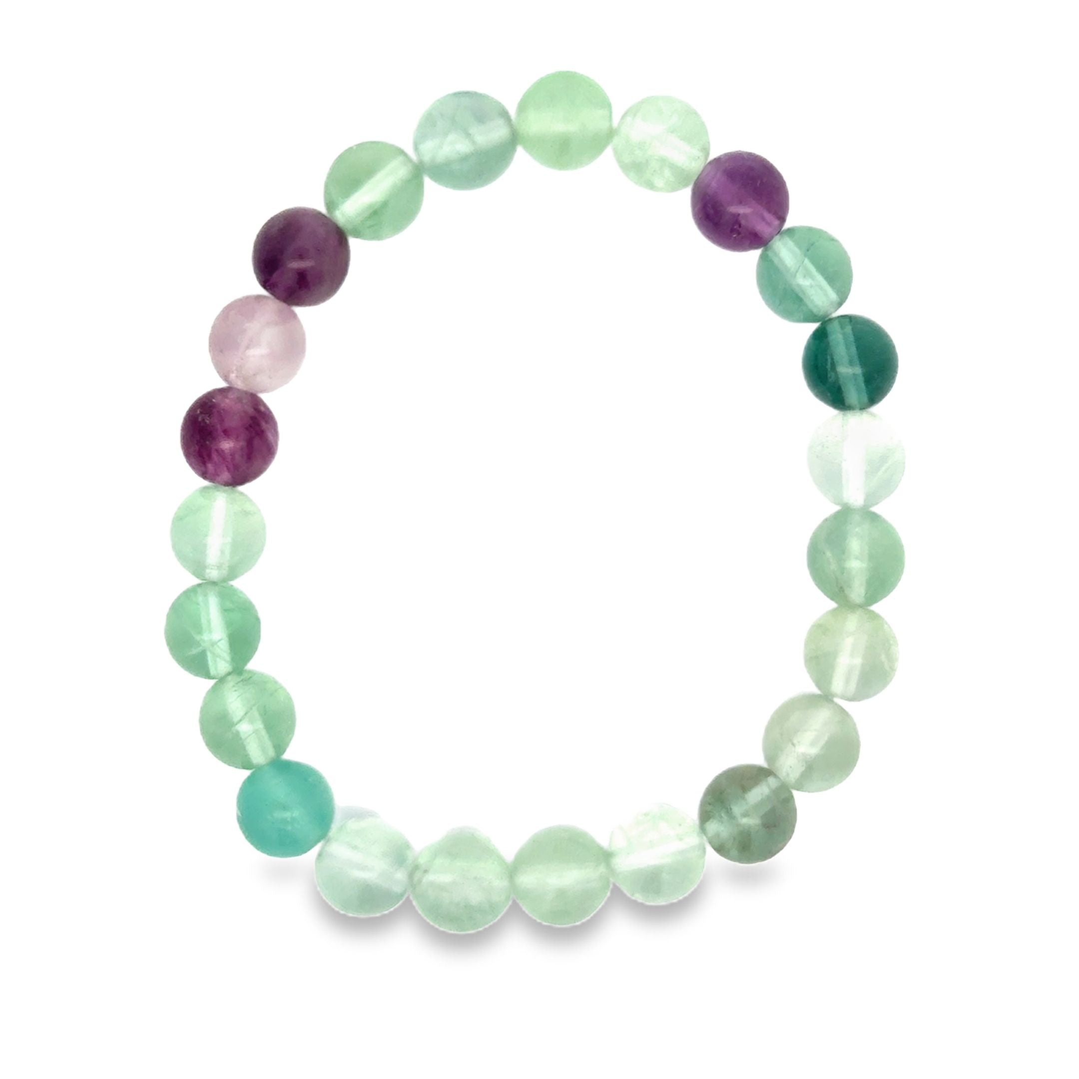 Fluorit Kugelarmband 8 mm