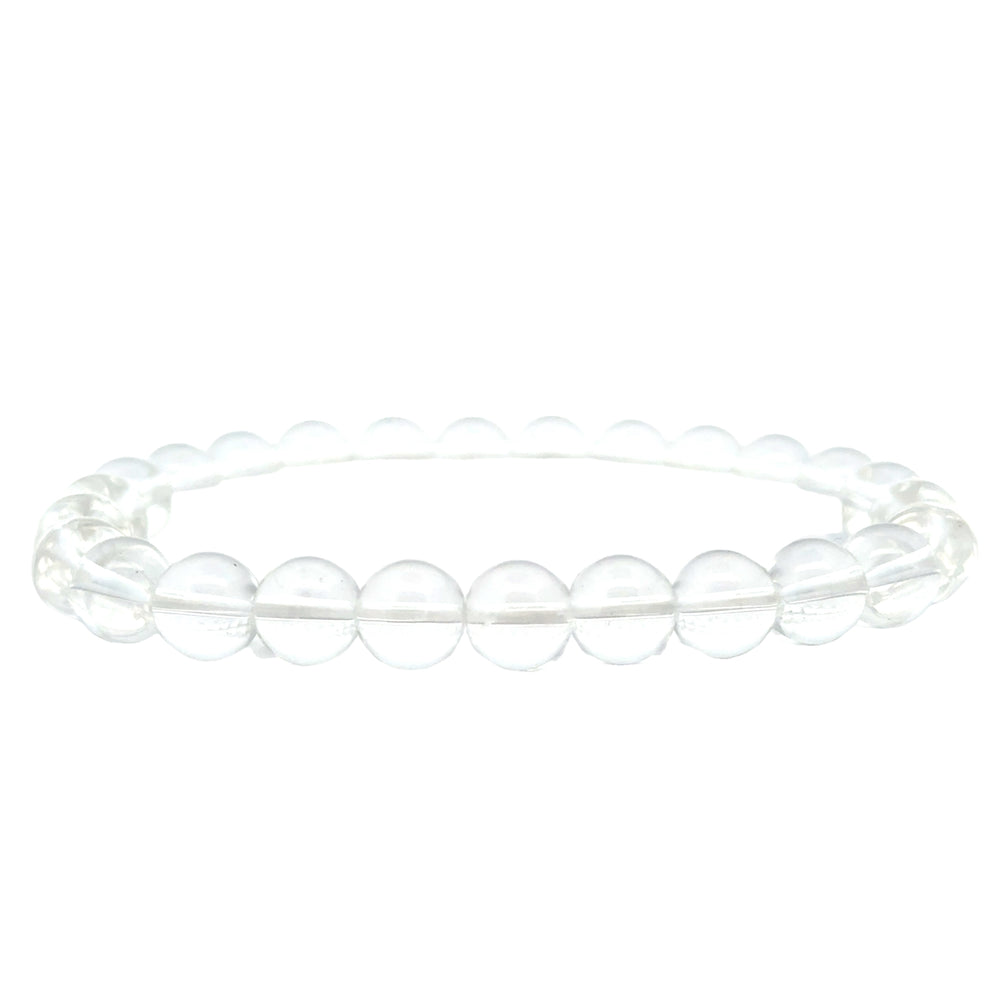 Bergkristall Kugelarmband 8 mm