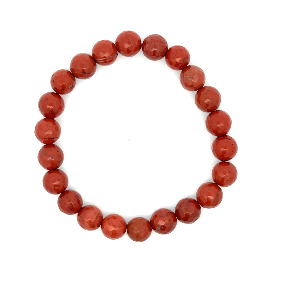 Jaspis rot Kugelarmband 8 mm