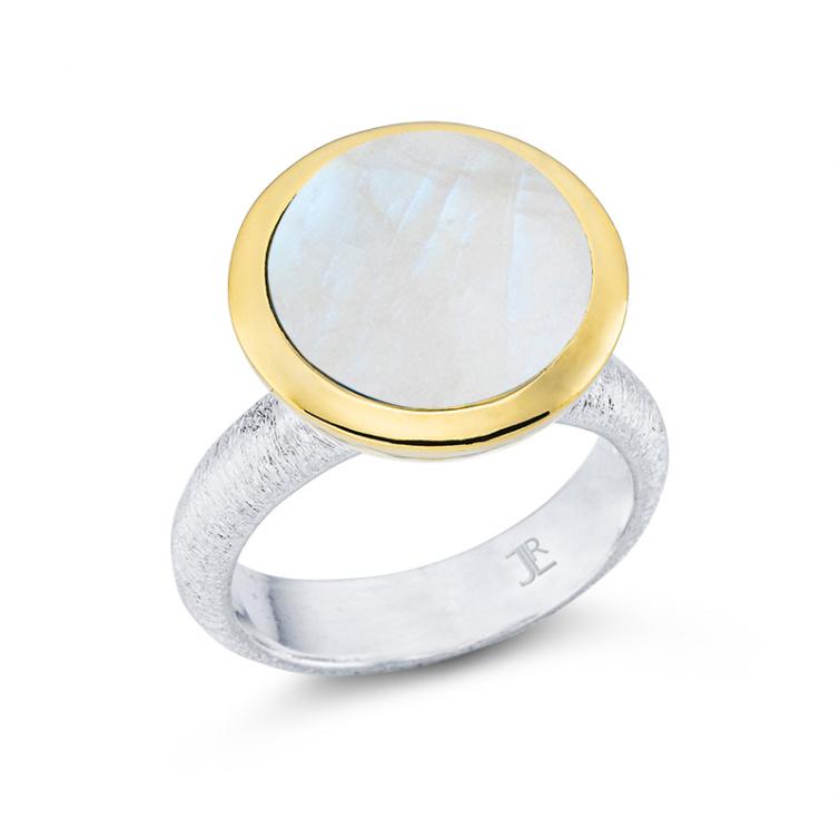 Ring  Silber und Mondstein Gr. 58