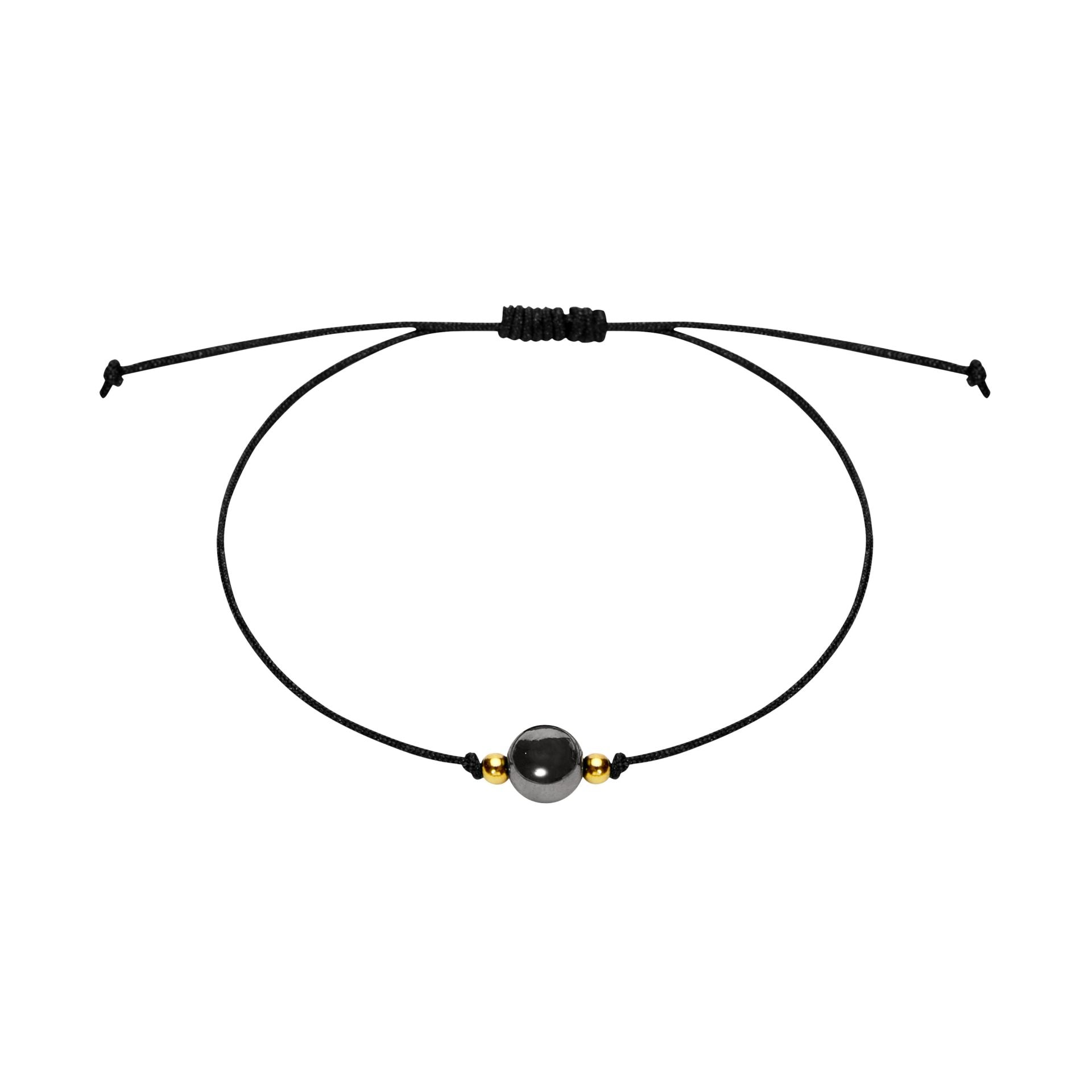 Armband - "Pure" - Hämatit - vergoldet